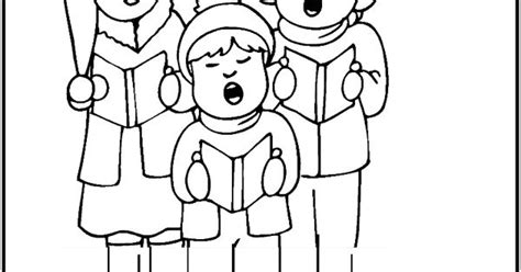 Niños cantando villancicos para colorear y recortar | mis cosss