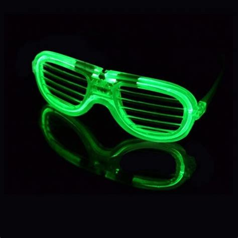 Led Light Glasses Flashing Shutters Shape Glasses Led Flash Glasses Sunglasses Dances Party
