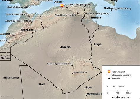 Algeria In Map And Data World In Maps