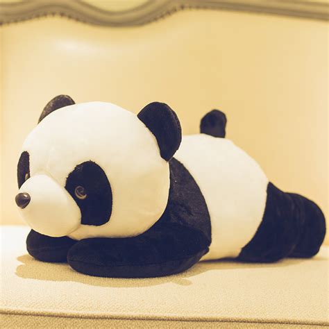 Giant Stuffed Panda Lying Prone Panda Dolls In 4 Sizes