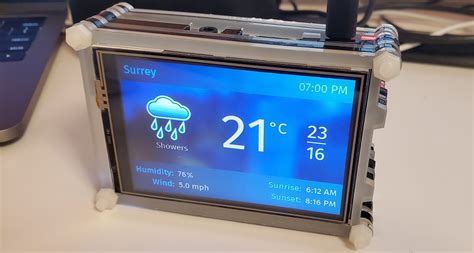 Raspberry Pi Touchscreen Internet Radio Music Player And Weather
