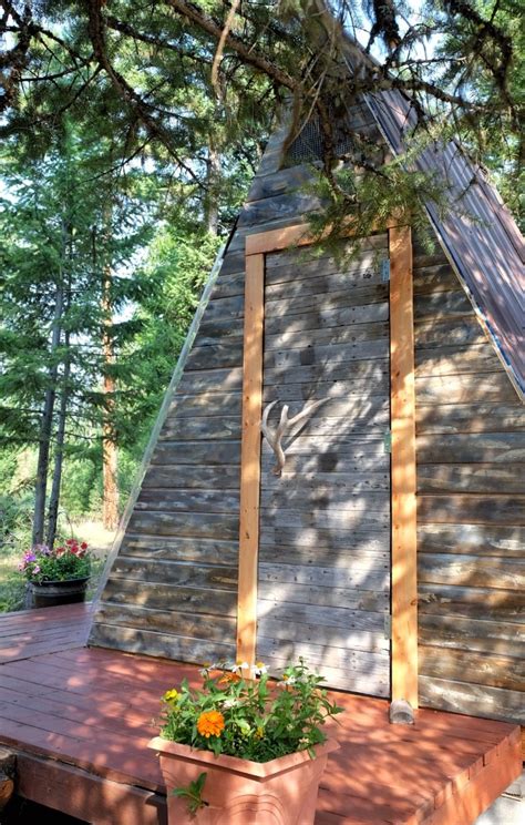 Couple Builds Tiny A Frame Cabin For Just 700 A Frame Cabin Tiny A