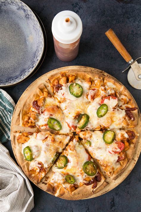 Bake pizza dough for 5 minutes at whatever temperature the instructions say on the pizza dough packaging. BBQ Chicken Pizza - Ready to Serve | Bbq chicken pizza ...
