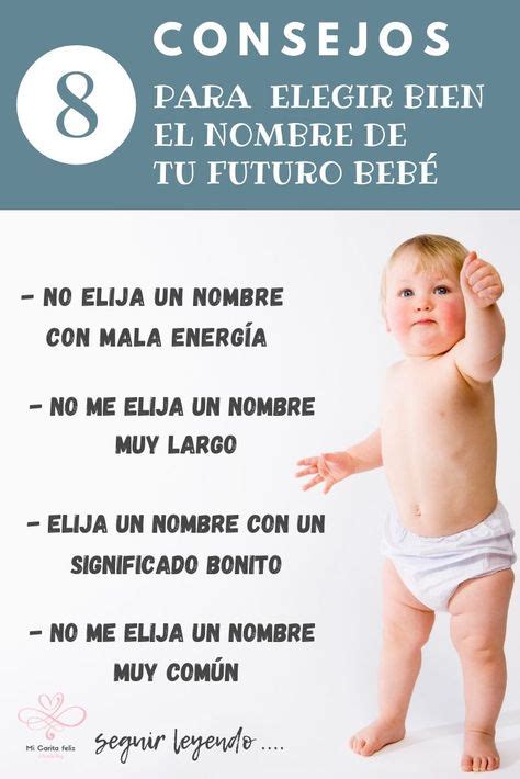 8 Pasos Para Elegir Bien El Nombre De Tu Bebé En 2020 Con Imágenes