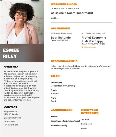 How To Create A Dutch Cv Youngcapital