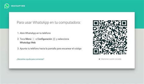 How To Scan The Whatsapp Web Qr Code With The Front Camera Example