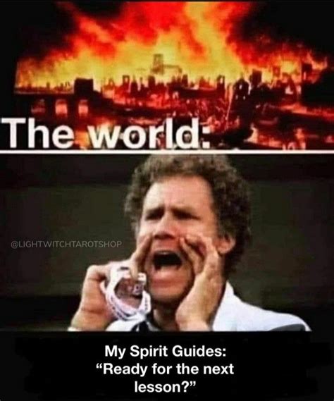 Spirit Guide Meme In 2021 Funny Spiritual Memes Spiritual Memes