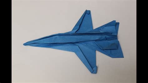 It makes a great novelty gift for that special someone in your life! Origami Jet Fighter F18 Instructions | Tutorial Origami ...