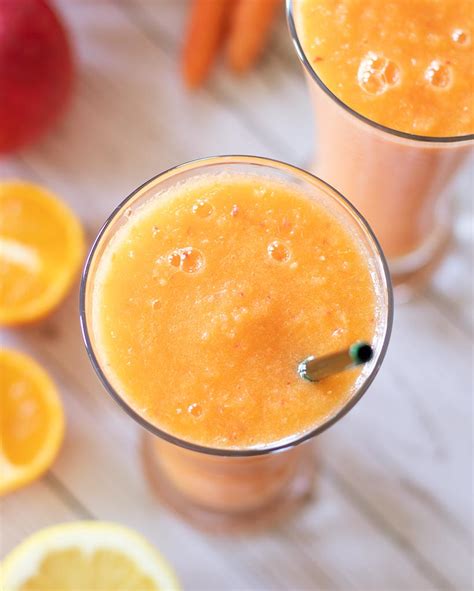 Apple Carrot Orange Smoothie Idea Go Eat Green Without Banana