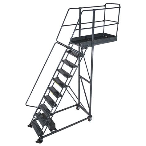 Cantilever Rolling Ladder Cl 7 7 Step Industrial Man Lifts