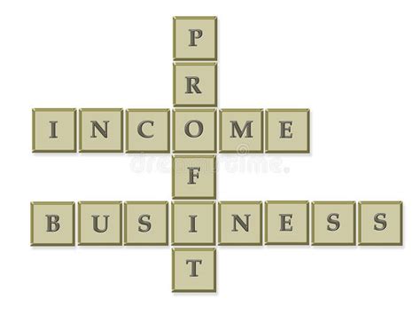 Business Crossword Stock Illustration Illustration Of Earning 1930416