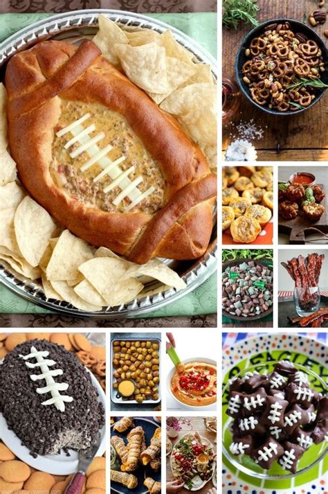 A List Of Super Bowl Appetizer Recipes Including Dips Finger Foods