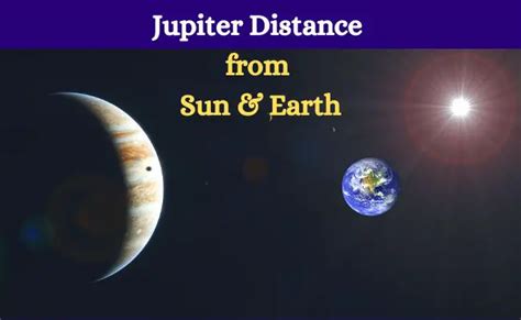 Jupiter Distance From Sunearth Planets Education