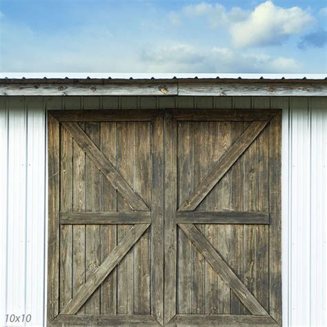 Barn Door Photography Backdrop Denny Manufacturing