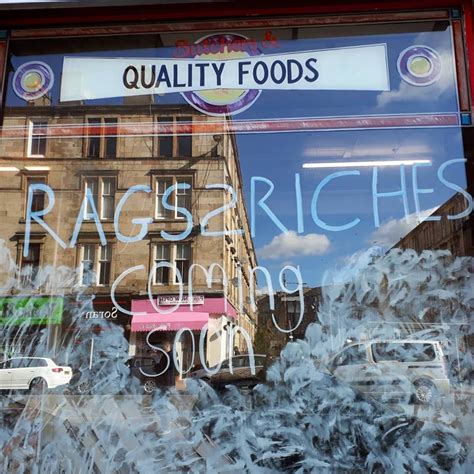 A little elbow grease and a coat of paint can really give a piece of thrift store furniture a rags to ritches story. Coming Soon - Rags to Riches new retail outlet - Govanhill ...