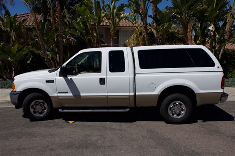 2001 Ford F250 Lariat With Short Bed And Camper Shell The Diesel Stop