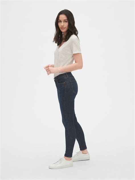 Gap Mid Rise True Skinny Jeans In Sculpt Best Gap Jeans For Women