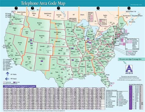 USA Area Code And Time Zone Wall Map Ubicaciondepersonas Cdmx Gob Mx