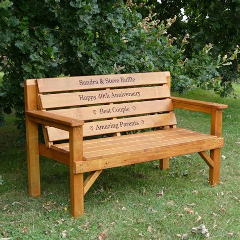 Rated 3.9 | 343,389 views | liked by 100% users. Engraved Anniversary Bench - Snobs Signs