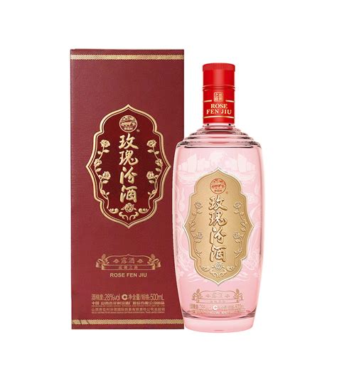 Fenjiu Rose Silk Road 28 500ml 1pk 玫瑰汾酒