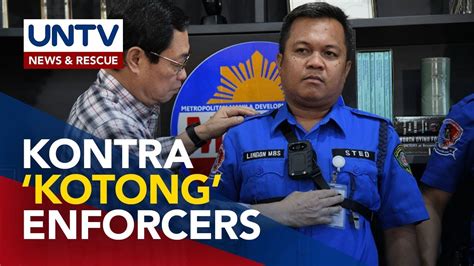 MMDA Traffic Law Enforcers Gagamit Na Ng Body Worn Cameras Para Iwas