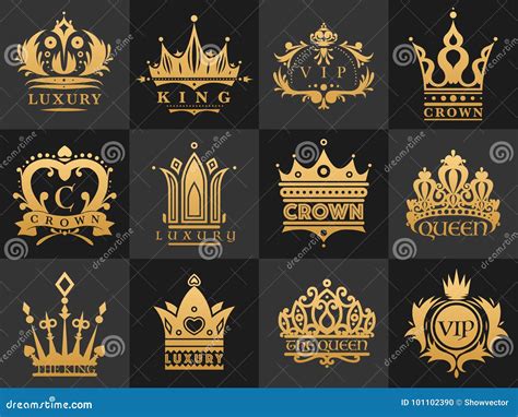 Crown 10 King Prince Queen Royal Royalty Luxury Jewels Elegant Emblem