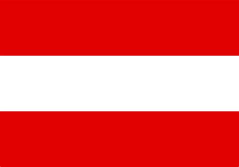 The austria's flag adopted in the year 1918 is a red shield with a white central stripe placed horizontally and is attributed to duke leopold v. OnlineLabels Clip Art - Flag of Austria
