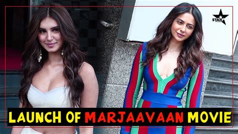 Marjaavaan Trailer Launch Riteish Deshmukh Sidharth Malhotra Tara Sutaria Rakul Preet