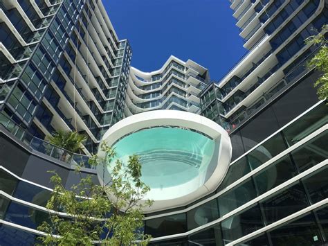 One Pacific Shows Off Dramatic Glass Bottom Pool Urbanyvr