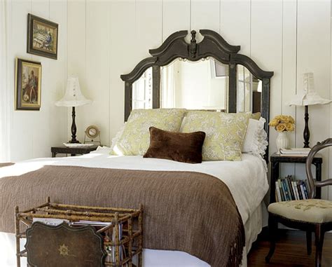 A beautiful mirror can function in an overall decor scheme like a piece of art. Picture Of Mirror Like Headboard Ideas