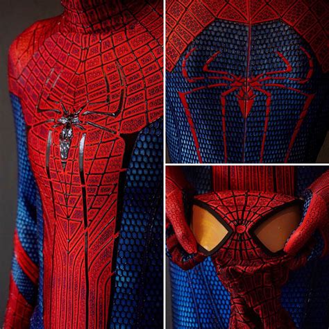 The Amazing Spider Man Suit Fully Puffy Painted Etsy