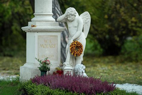 The Gravestone Of Wolfgang Amadeus Mozart In St Marx Cemetery