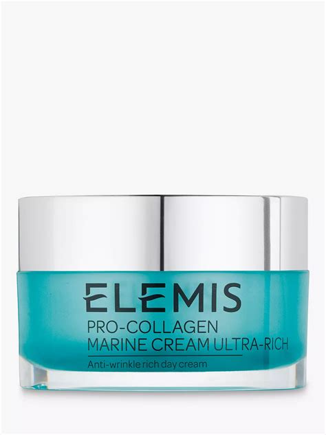 Elemis Pro Collagen Marine Cream Ultra Rich 50ml At John Lewis And Partners