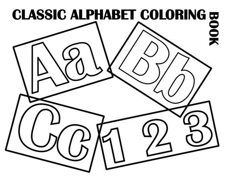 Fileclassic Alphabet Cover At Coloring Pages For Kids Boys Dotcomsvg