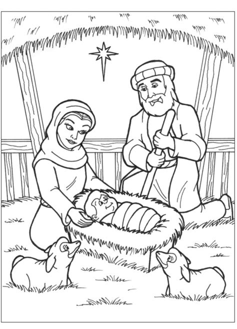 The coloring pages and this post have been updated with a fresh layout and fonts for the 2020 christmas season. Printable Nativity Scene Coloring Pages at GetColorings ...