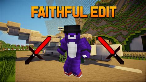Minecraft Pvp Resource Pack Faithful Edit Low Fire 1
