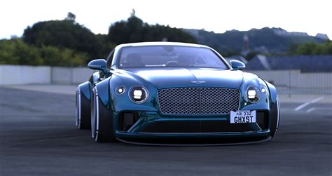 Widebody Bentley Continental Gt Looks Like A Muscular Dragster