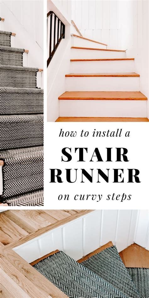 Modern stair runners usually go up to 18 feet. How to install a stair runner with rods in 6 steps (on ...