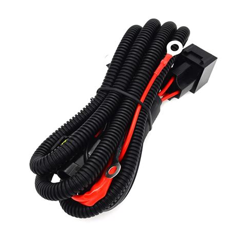 Car hid xenon conversion wiring set relay harness fuse h4 h11 h7 h3 h1 9005 9006. SKYJOYCE 1 Piece 12V 40A 60A Car HID Xenon Kit Relay ...