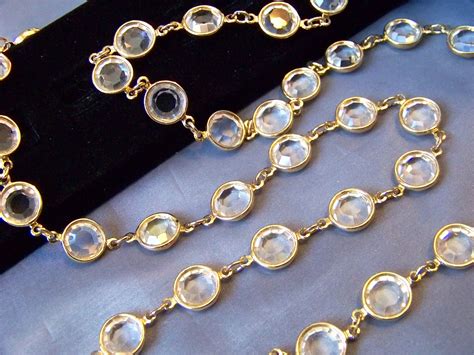 Vintage Swarovski Crystal Necklace By Glamartvintage On Etsy
