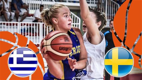 Greece V Sweden Final Full Game FIBA U16 Women S European