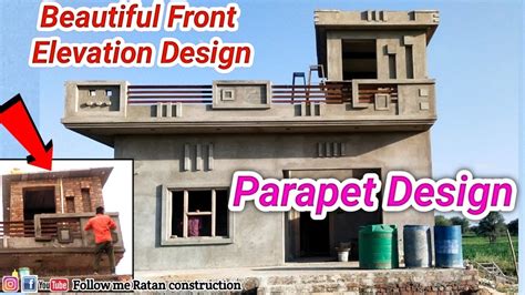 New Parapet Wall Design Beautiful Front Elevation Design Parapet