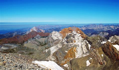Mountain Monte Perdido In Huesca Spain Free Image Download