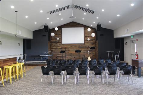 Youth Worship Space Rowharlow Interior Design Youth Room Church