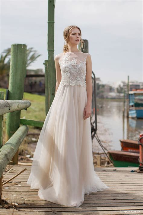 Each dress is custom made from scratch, with prices ranging. limor rosen bridal 2015 ginger wedding dress sleeveless ...