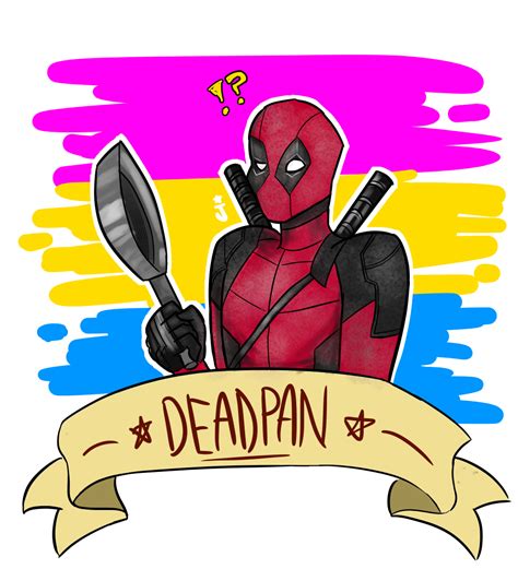 a kangaroo s art here s a pansexual themed deadpool for something