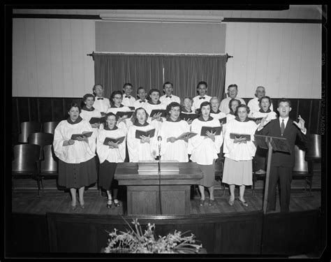 First Baptist Church Choir The Portal To Texas History