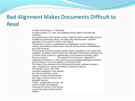 Five Principles Of Document Design