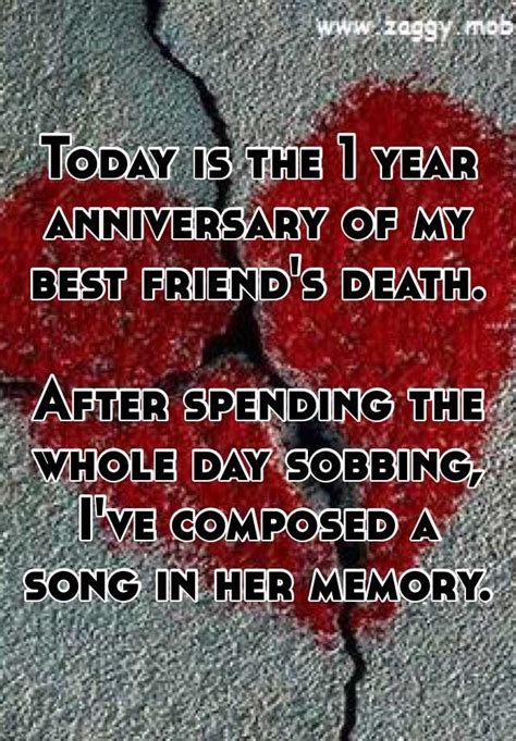 Remembering dad on his death anniversary is a great agony and this feeling can't be described in words. Today is the 1 year anniversary of my best friend's death ...