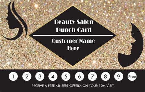 50 punch card templates for every business boost inside business punch card template free